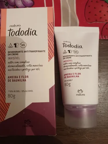 Desodorante antitranspirante em creme Natura todo dia