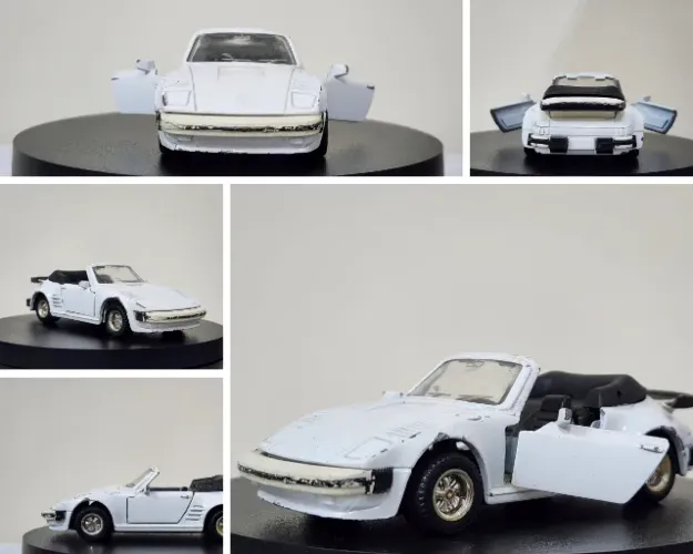 Porsche 911 Turbo Flat Nose Cabriolet - M.C. Toy