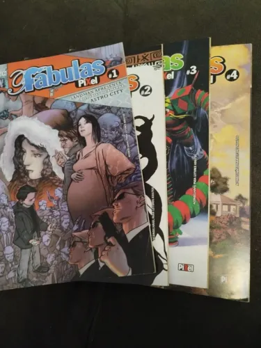 HQs Fábulas Pixel - Coleção em 4 edições da Editora Pixel