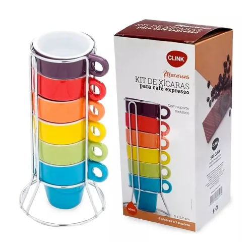 Kit de xícaras para café expresso 