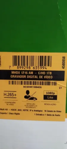 Gravador Digital de Vídeo MHDX 1216 AM - C/HD 1TB
