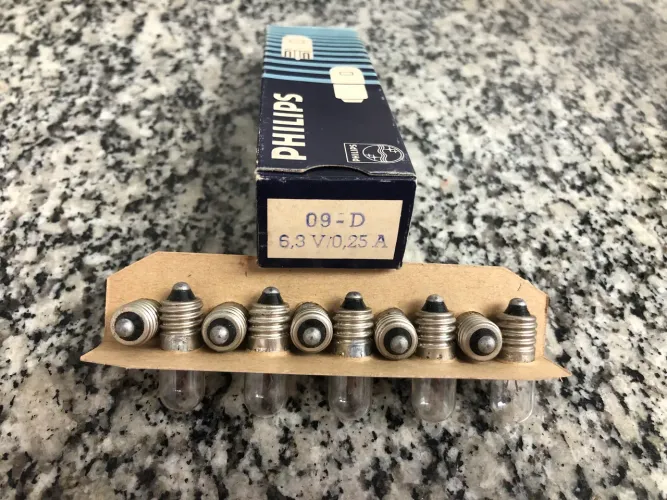 Lâmpada Para Rádio Antigo. 6,3v / 0,25 A