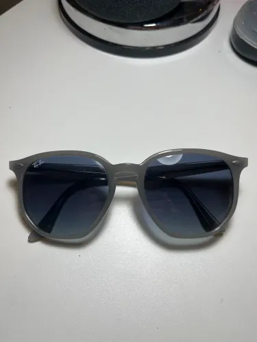 Ray-Ban Redondo Cinza Fosco - Original, Lente Proteção UV