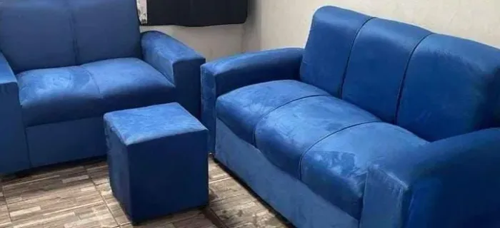Conjunto de Sofá Azul 2x3 lugares 