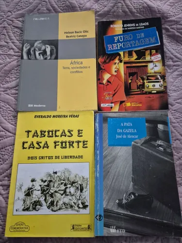 Livros: África, Furo de Reportagem, Tabocas e Casa Forte e A Pata da Gazela