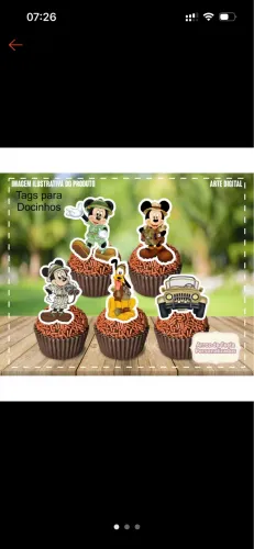 Kit festa mickey Safari 
