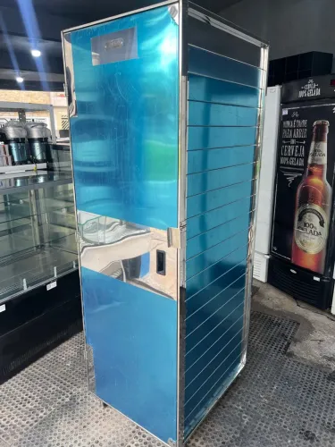 Carrinho de pao Frances aço inox novo