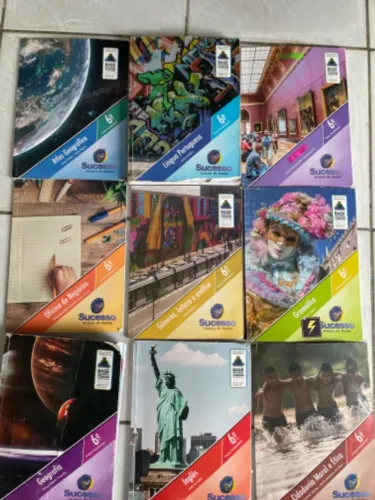 Livros 6º ano editora sucesso seminovos