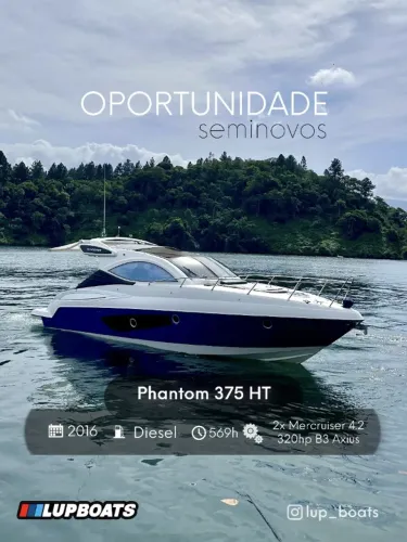 LANCHA PHANTOM 375 HT - 2016 (REAL, NX BOATS, FOCKER, VENTURA, CORAL, SOLARA, SEDNA)