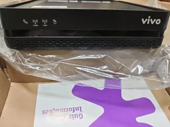 Modem roteador vivo fibra