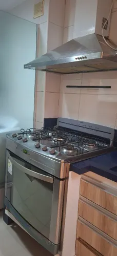 Fogão e coifa Brastemp