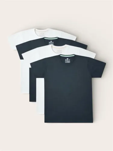 Kit 4 Camisas Básicas Slim Alta Durabilidade 