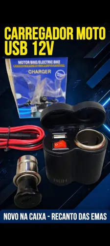 Carregadorde celular USB pra moto