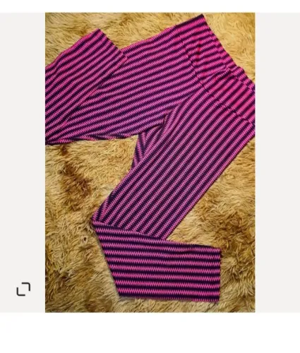 calça legging feminina gg rosa e preto zíze zag