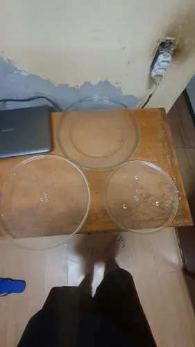 Pratos de vidro para micro-ondas