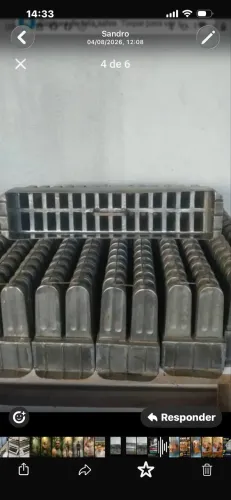 Formas de picolé de 22 e 28 furos