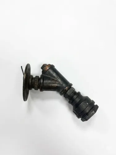 Suporte para Luminária Industrial em Metal Maciço | Estilo Retrô Preto