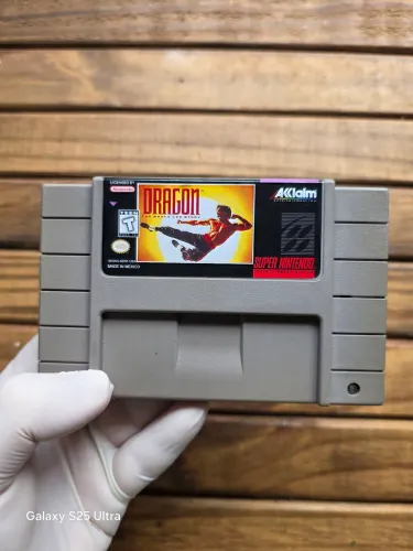 Cartucho Dragon: The Bruce Lee Story original para Super Nintendo