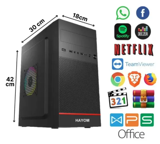 Computador Pc Intel Core I3 8gb 240gb Windows 10 Nf-e 240 Gb 8 Gb Processador Com Vídeo In