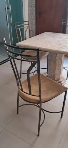 cadeira de ferro vintage