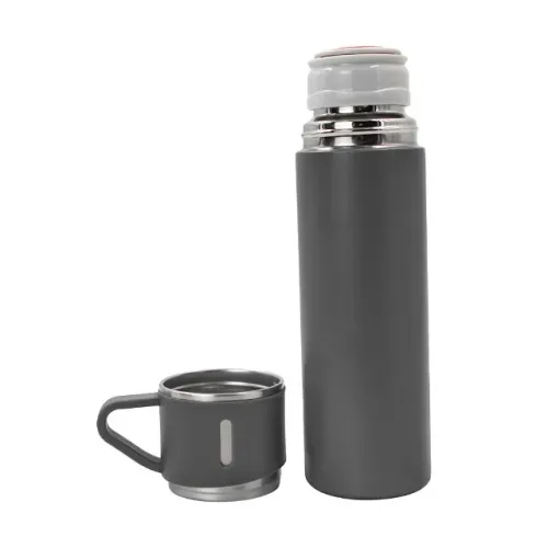 Garrafa Térmica Com Copo Parede Dupla Inox 500ml Cores Verão Café Suco 