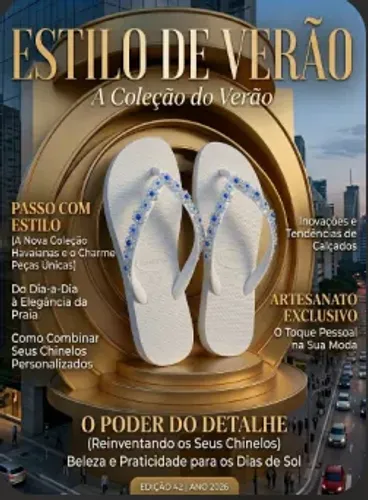 Chinelo Havaianas Customizado com Flores e Pedrarias | Artesanal