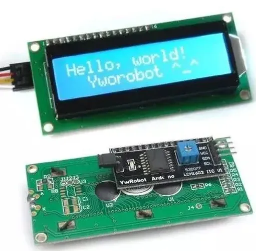 arduino Display Lcd 16x2 + Modulo I2c Pic