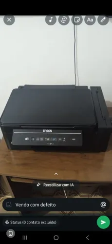 Impressora com defeito