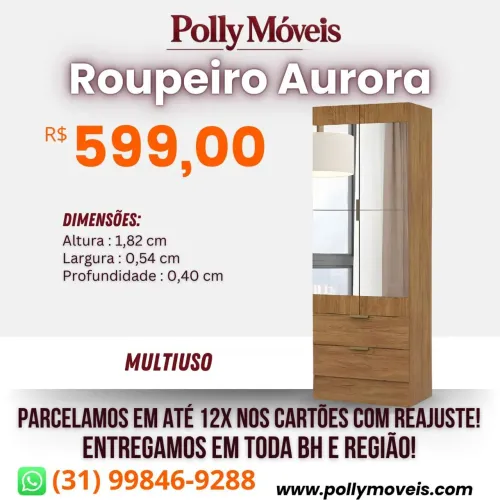Armário multiuso Aurora! Pronta Entrega!