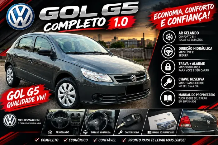 Volkswagen Gol Geração VI 1.0 8V MI Total Flex Mec. 4P 2013