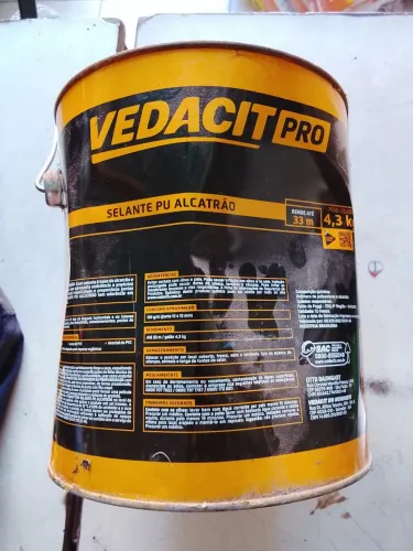 Selante Pu alcatrão, vedacit 4.3kg