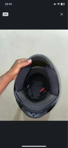 Capacete muito novo TAM 56