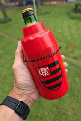 Isopor Térmico Flamengo p/ Long Neck e Lata - Mantém Gelado