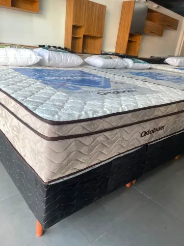 CAMA QUEEN PRO VIDA ORTOBOM 3 ANOS DE GARANTIA