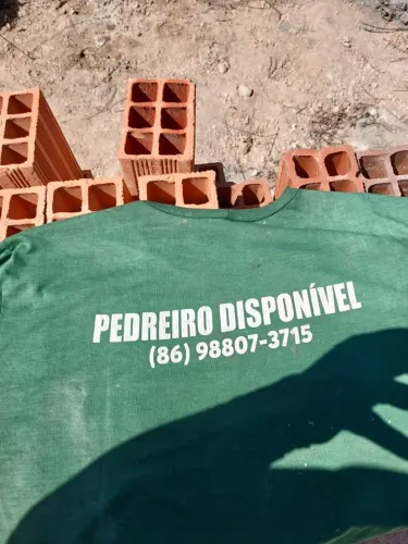 Pedreiro disponível Teresina e Timon