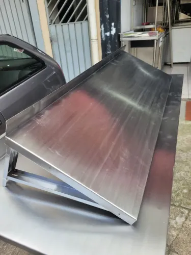 Prateleira inox 304 industrial 