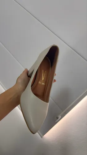 Sandália Scarpin salto bloco Vizzano
