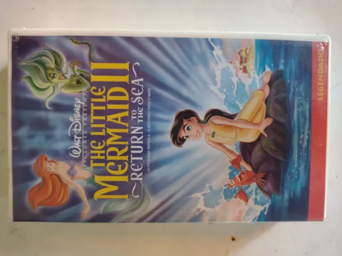 Fita VHS - A Pequena Sereia II versão LEGENDADA