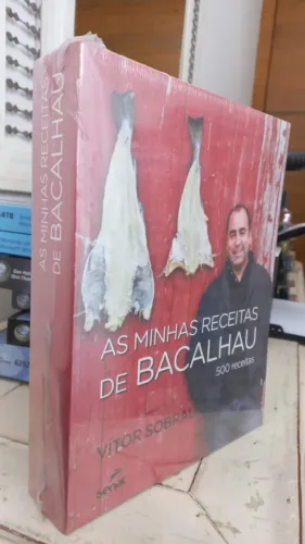 Livro Lacrado - As Minhas Receitas De Bacalhau: 500 Receitas - capa dura Vitor Sobral - NO