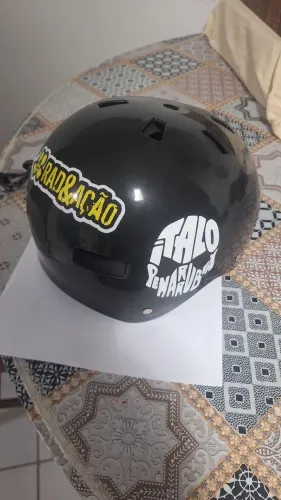 Capacete Niggli para Skate - Preto - Tam G R$ 130,00