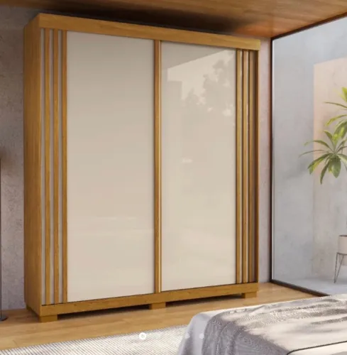 Roupeiro 2 portas de correr 100% MDF novo disponível