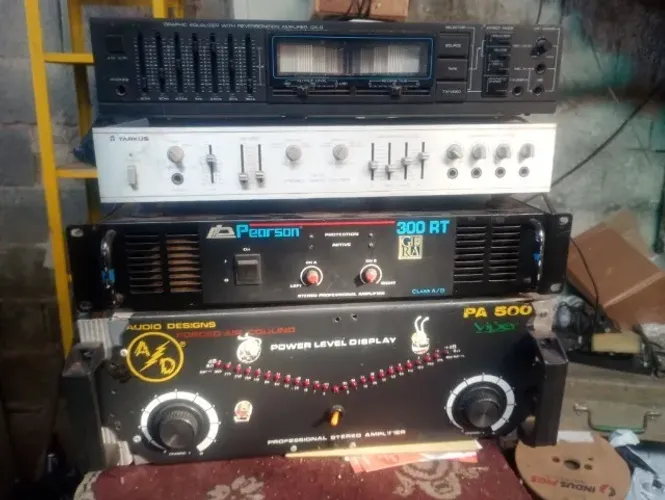 equipamento de som profissional