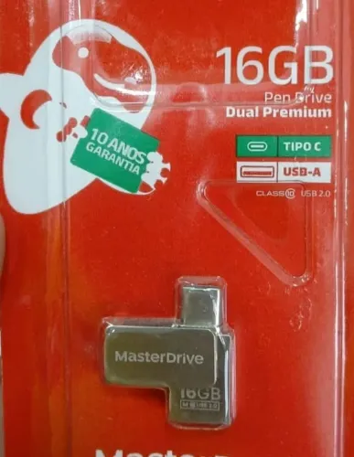 Pendrive dual tipo C e usb 16 gb promoção 
