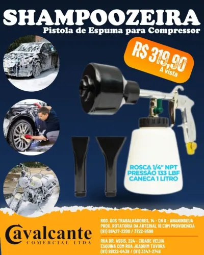 Jato Espuma - Shampoozeira 1L 1/4" Worker