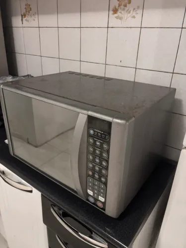 Microondas com defeito