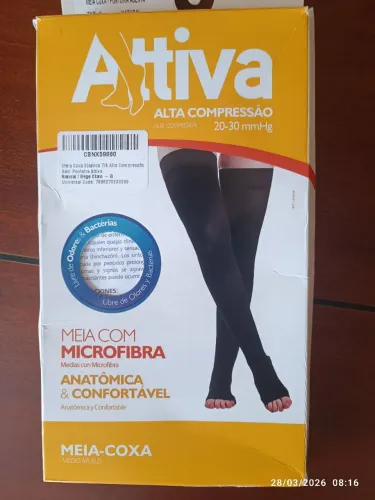 Meia Calça Attiva Alta compressão 20-30 mmHg Leia o Anúncio 