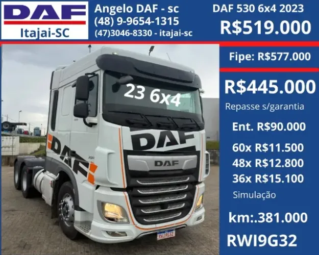 DAF 530 6x4 2023 - Euro 6