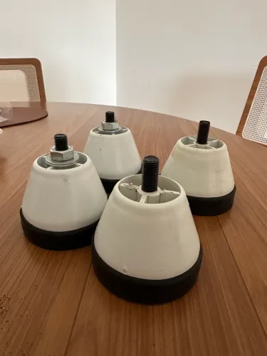 4 pés niveladores anti vibração máquina de lavar