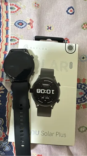 Relógio de corrida Haylou solar plus