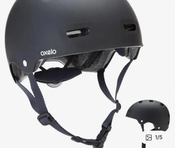 Capacete adulto (skate, patins e bike) - Marca Oxelo (Decathlon)